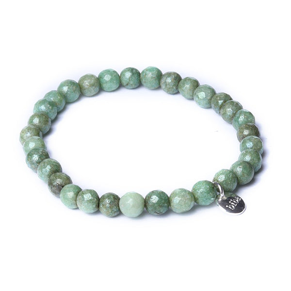 Kugelarmband, bracelet, grün 6mm